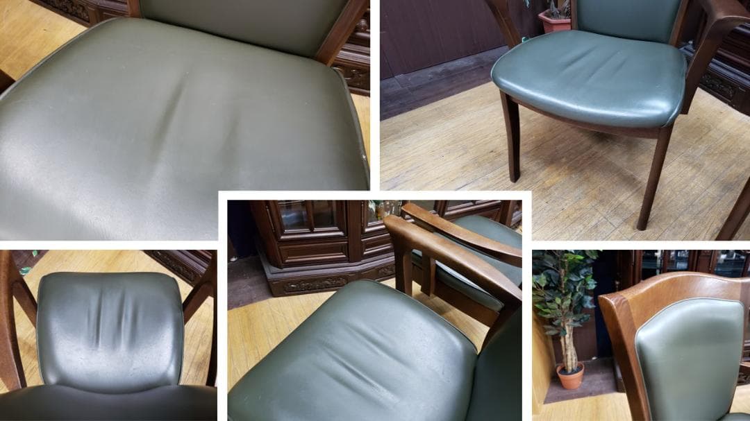 G1　白川木工　テーブル＆椅子2脚 ダイニングセット