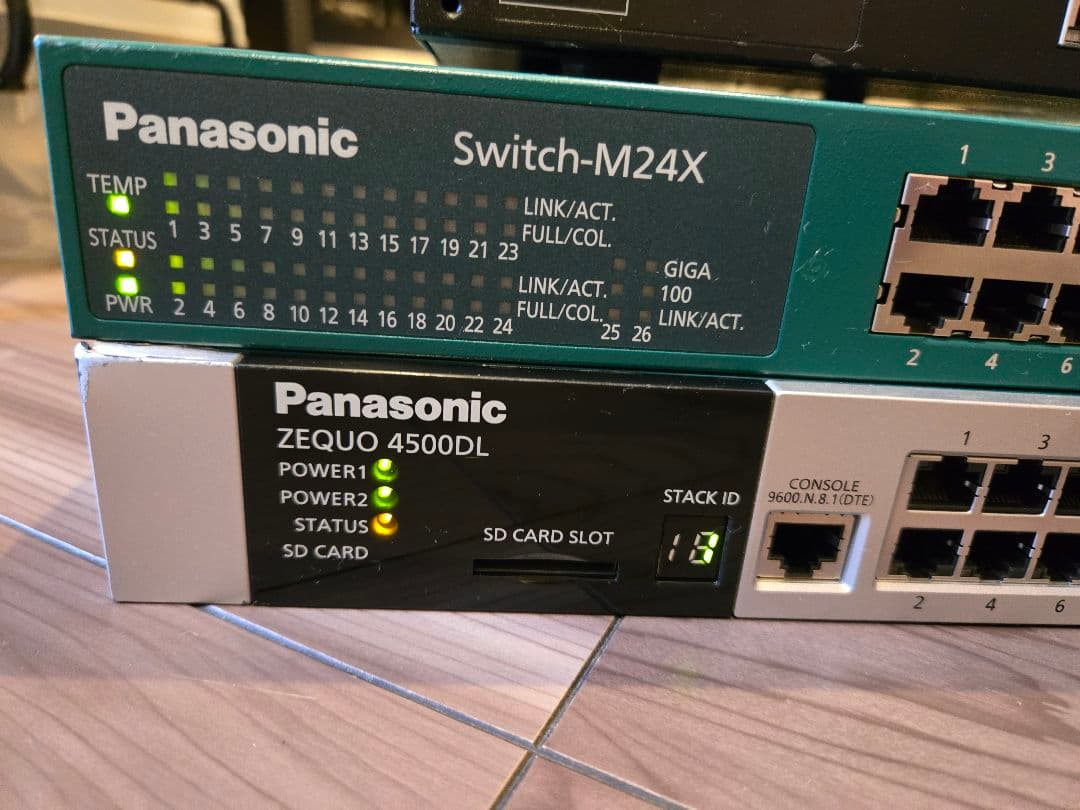 Panasonic4500DLSwitch-M24MGA-MLi4TPoE+24 - メルカリ