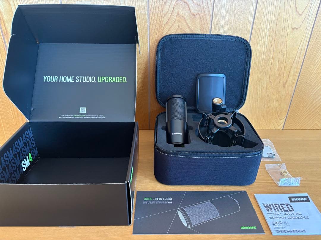 SHURE シュア SM4-K-KIT コンデンサーマイク