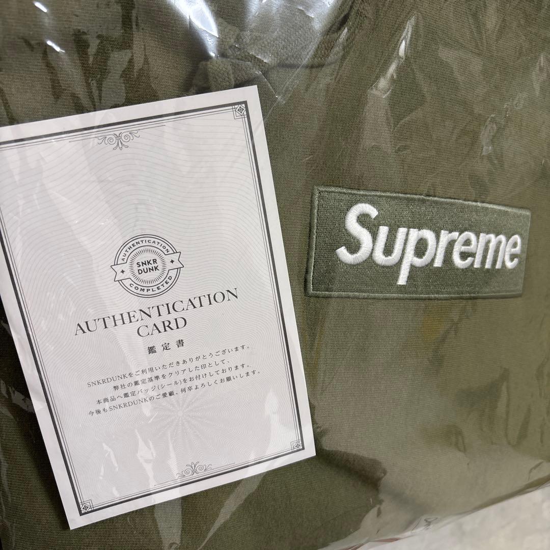 本日までSupreme Box Logo Hooded \"olive