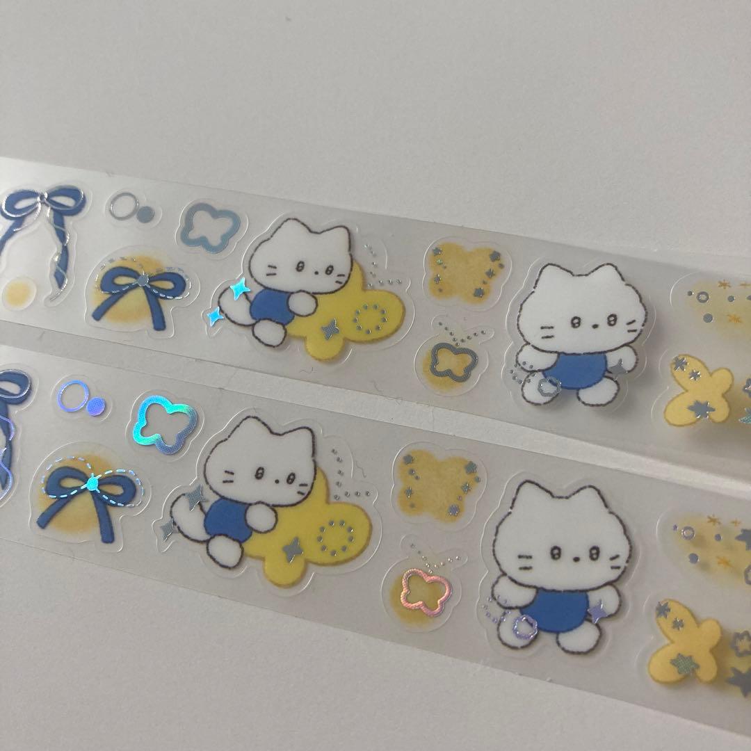 韓国作家 catdabang キスカットテープ 切り売り シール - メルカリ