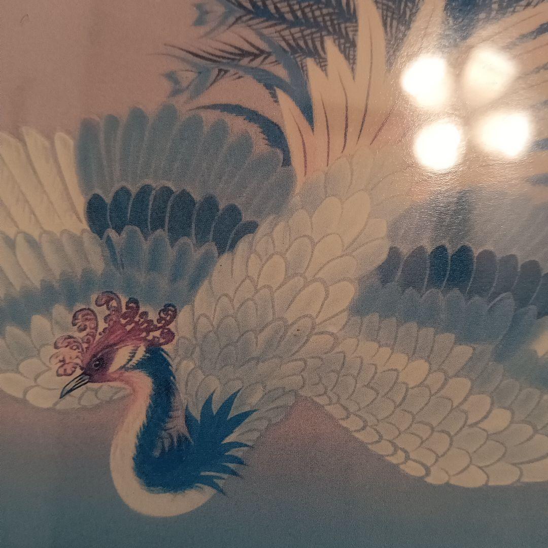 鳳凰と富士　あいはら友子　絵画　額縁　開運　幸運　富士山