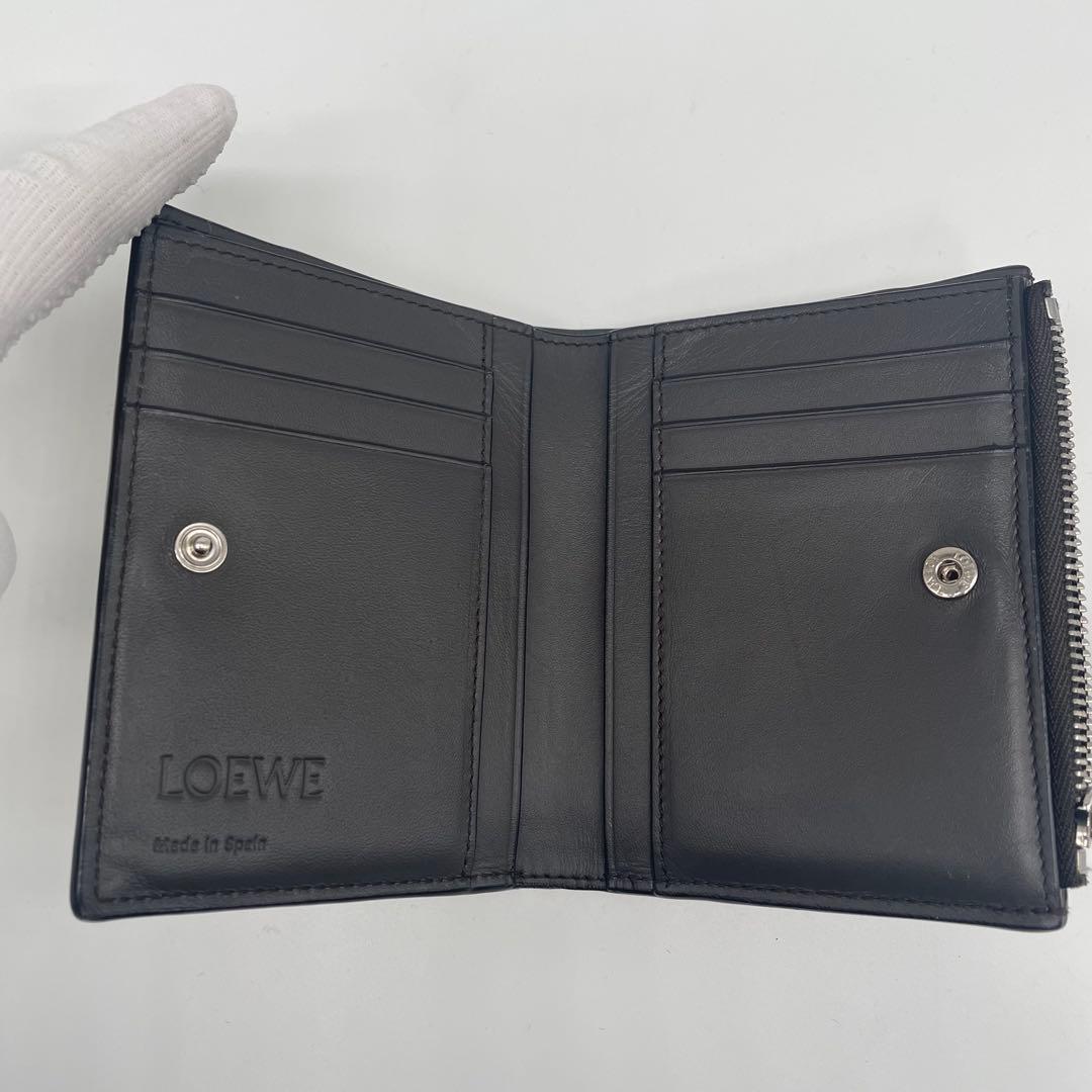 現行 極美品✨ LOEWE ロエベ パズルスリム コンパクトウォレット