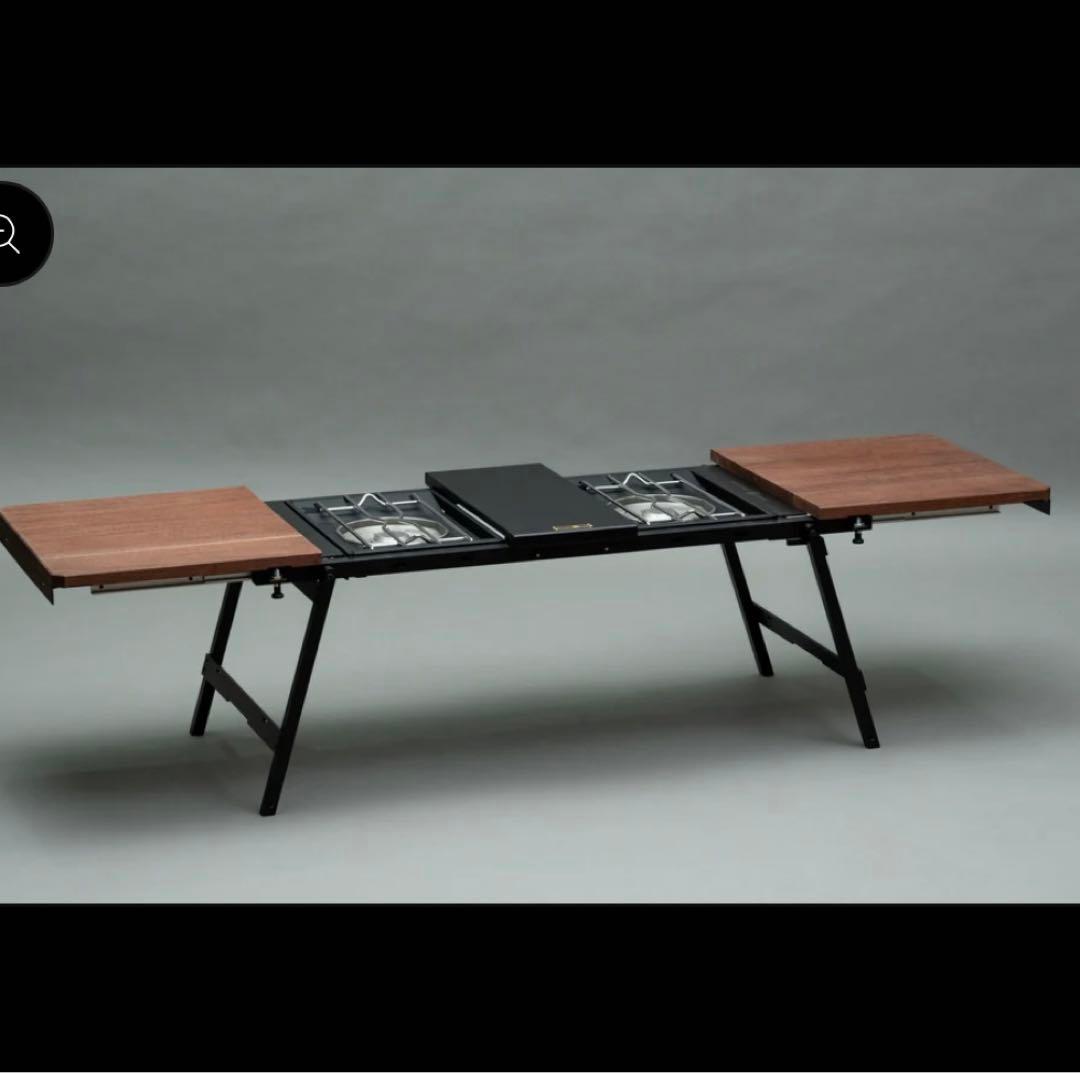 WANTKEY CAMP × HASEGAWA _ アルミグリルテーブル拡張テーブルset