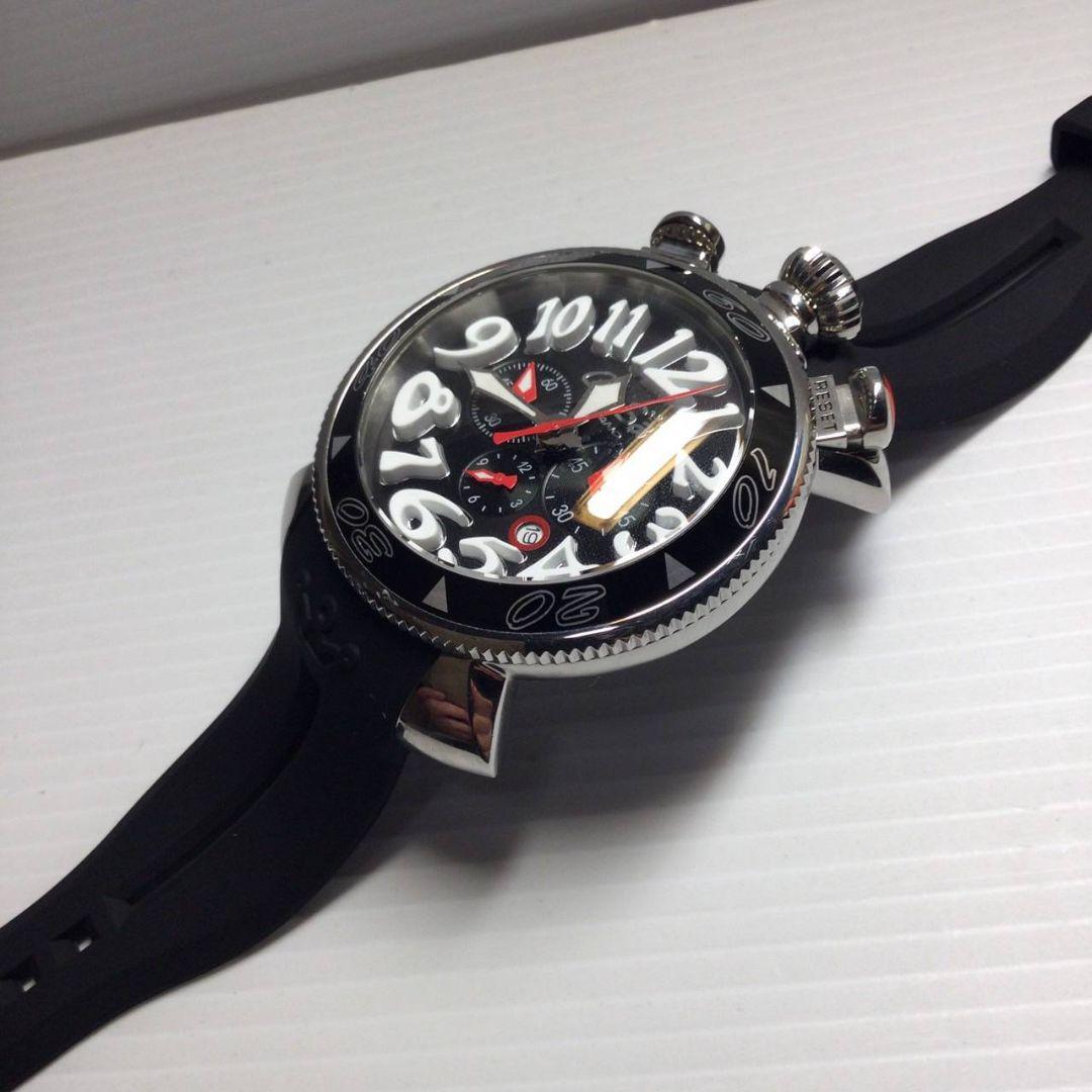 ポコ　ガガミラノ ◆クロノグラフ 稼働品 6050.6