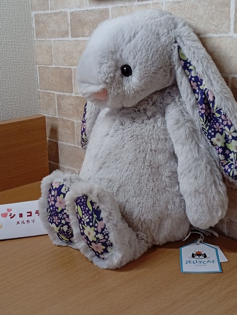  Blossom Silver bloom 耳花ウサギぬいぐるみ