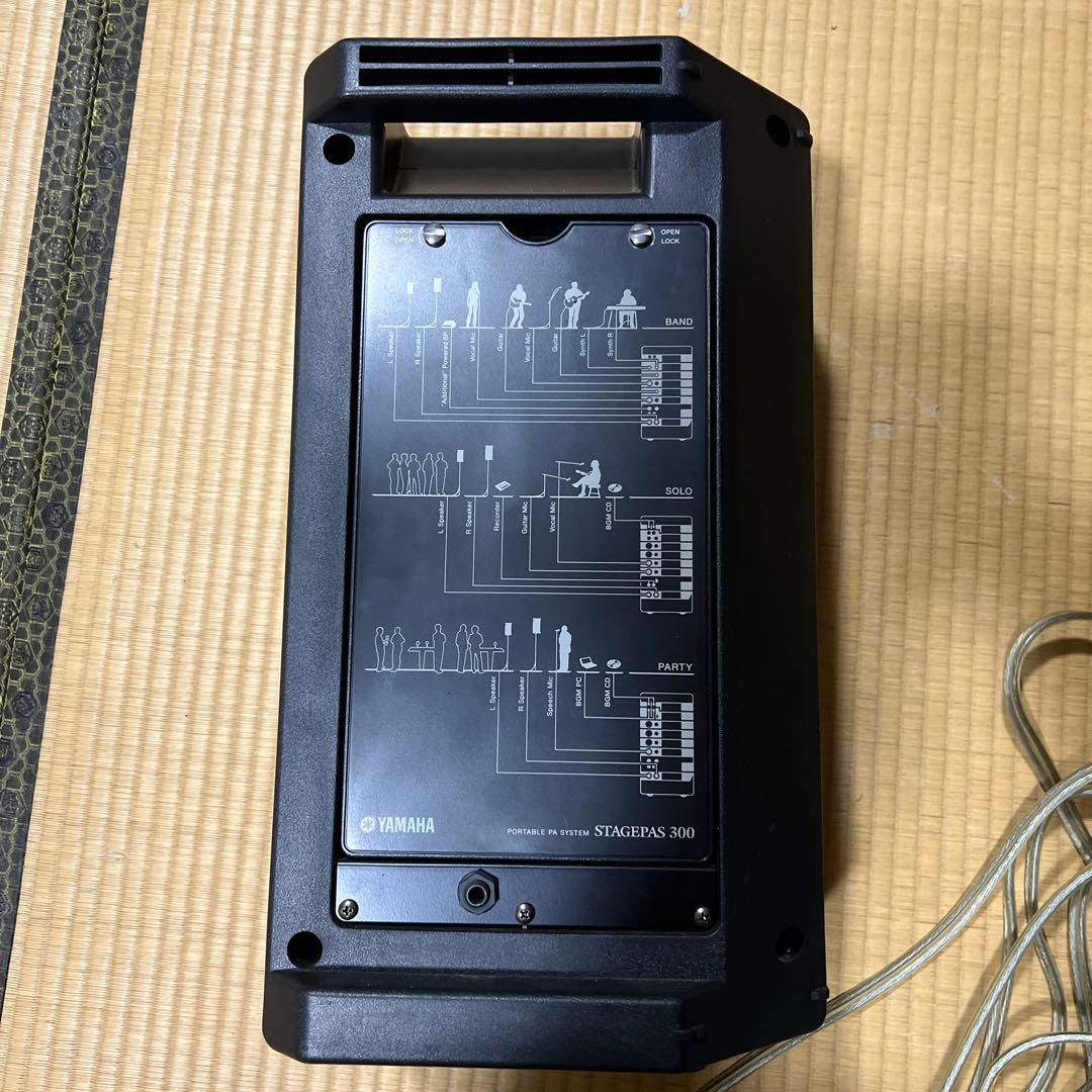 YAMAHA STAGEPAS 300 ポータブルPAシステム 、マイク１本追加