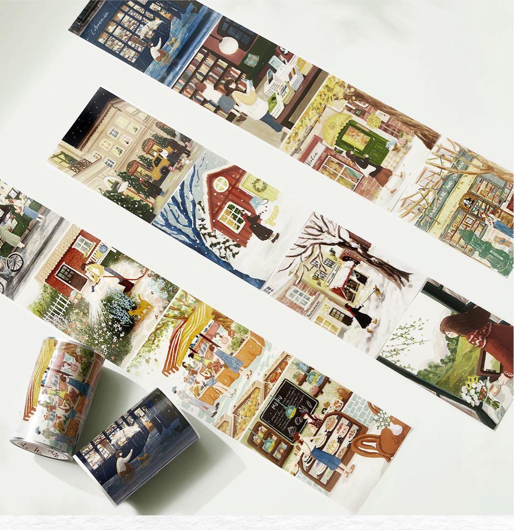 ⭐️SALE⭐️ WT《捕捉美好》海外マスキングテープ　マステ 【1937】