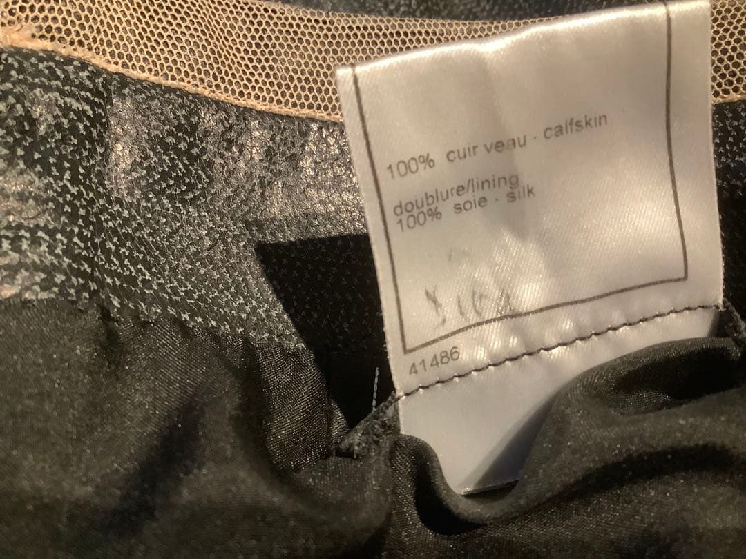 CHANEL カーフスキン タイトスカート 美品 SALE‼️