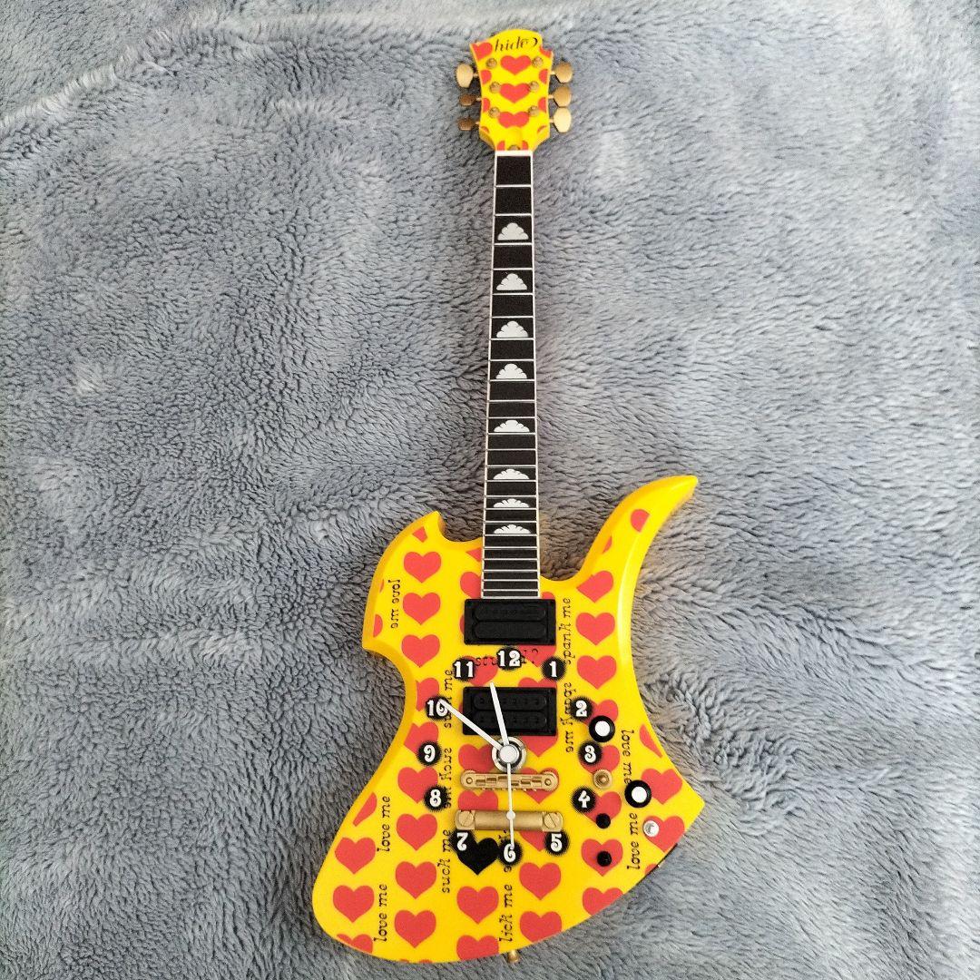 hide ギター型ウォールクロック 13th Memorial ver. 時計 - メルカリ