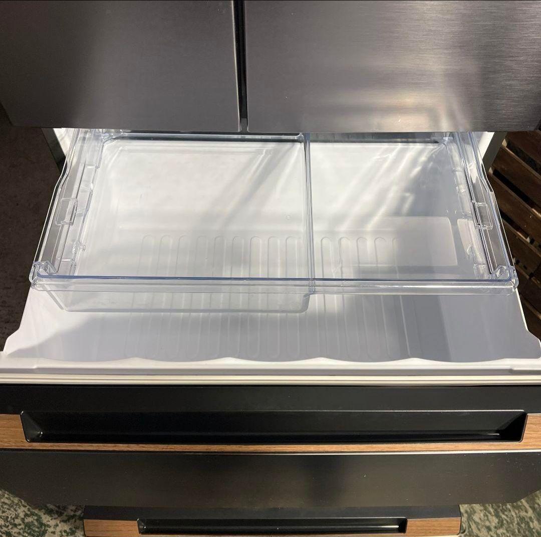 F543R SHARP 457L 冷蔵庫 SJ-MF46H-H 6枚ドア