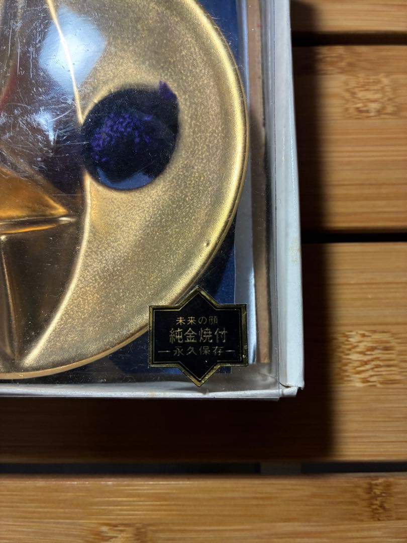 希少1970年大坂万博記念太陽の顔金白黒信楽焼き岡本太郎箱