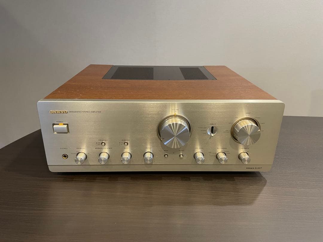 ONKYO オンキョー アンプ integra A-927 電源は確認済　現状品 ONKYO オンキョー アンプ integra A-927 電源は確認済 現状品 ONKYO