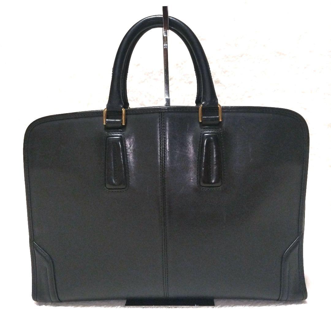 【美品】FUJITAKA フジタカ ゴールド金具 本革 ビジネス ブリーフケース