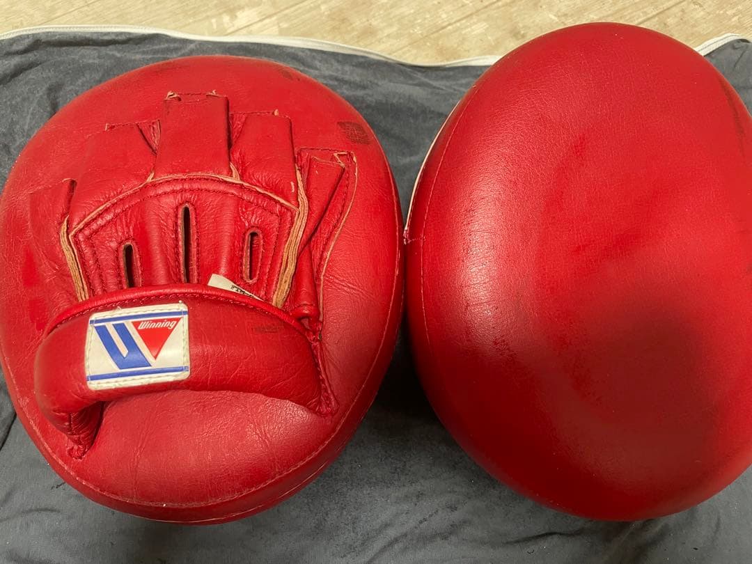Winning パンチングミット 赤 2個セット