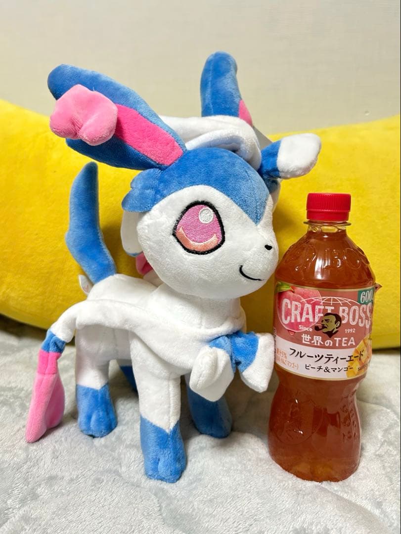 大きい！ポケモンニンフィア色違いぬいぐるみ★海外製OLYFACTORY★タグ付き