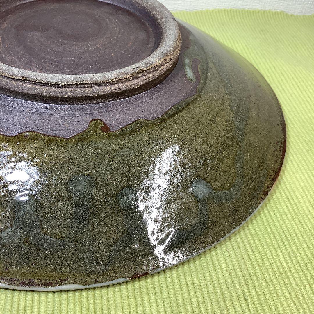 値下げ　小鹿田焼　中皿　刷毛目