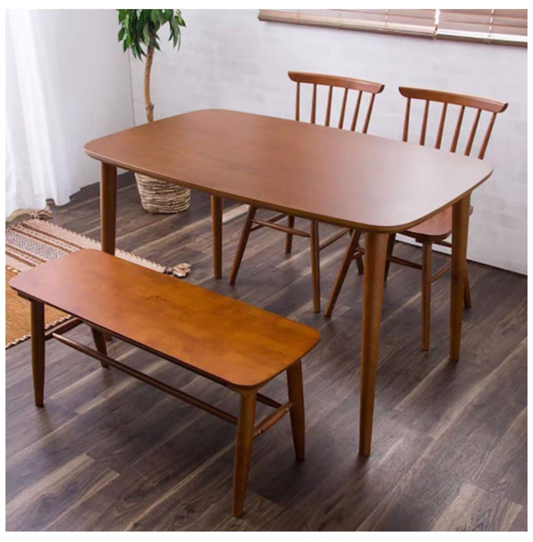 〈直接引取〉ニトリ　木製ダイニングテーブルセット　無印　家具