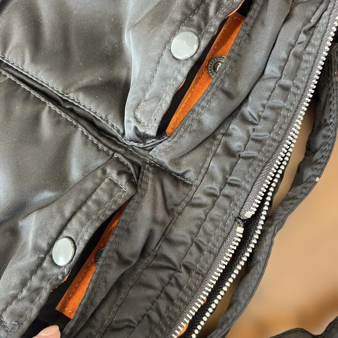 PORTER タンカー ブラック ショルダーバッグ ダブルファスナー 吉田カバン