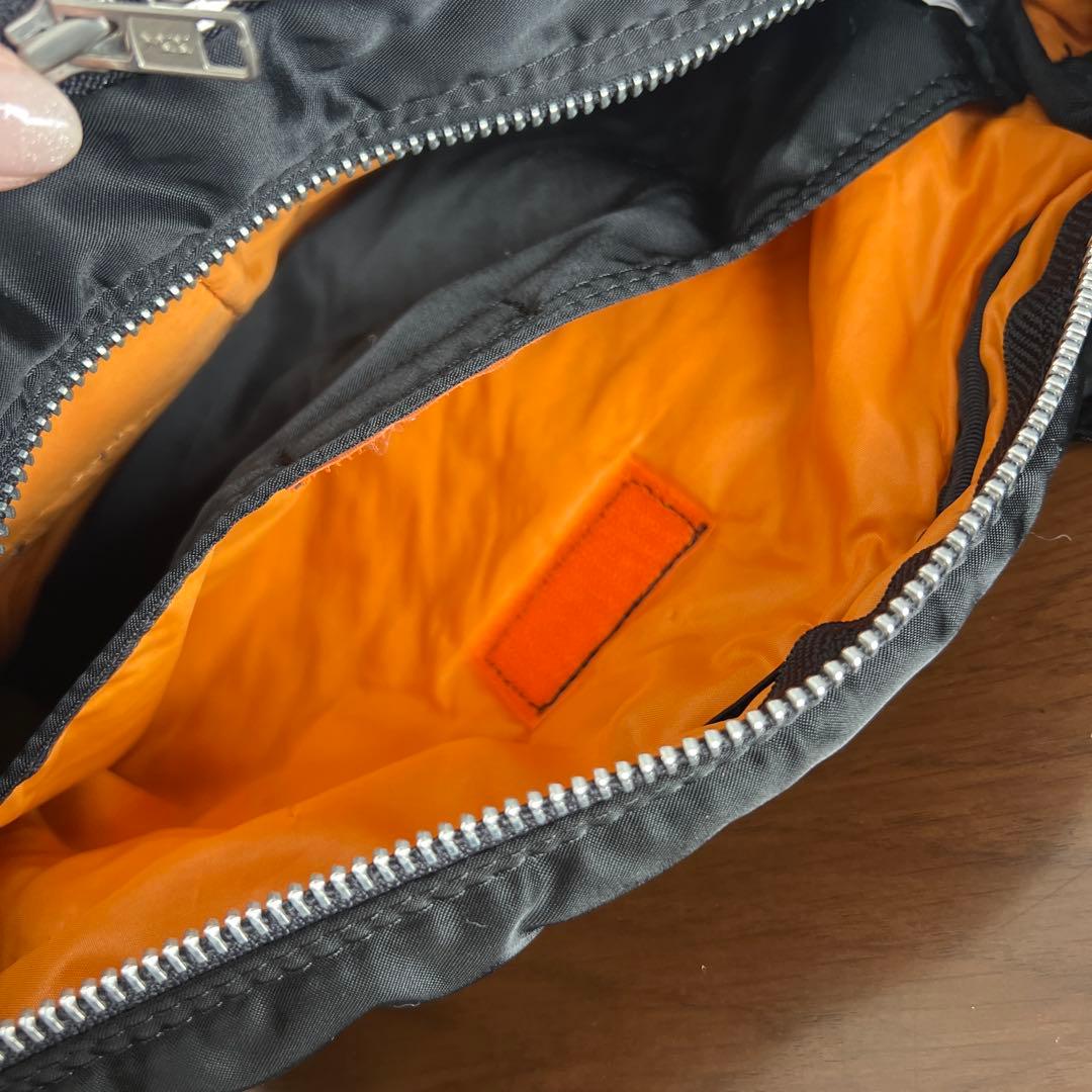 PORTER タンカー ブラック ショルダーバッグ ダブルファスナー 吉田カバン