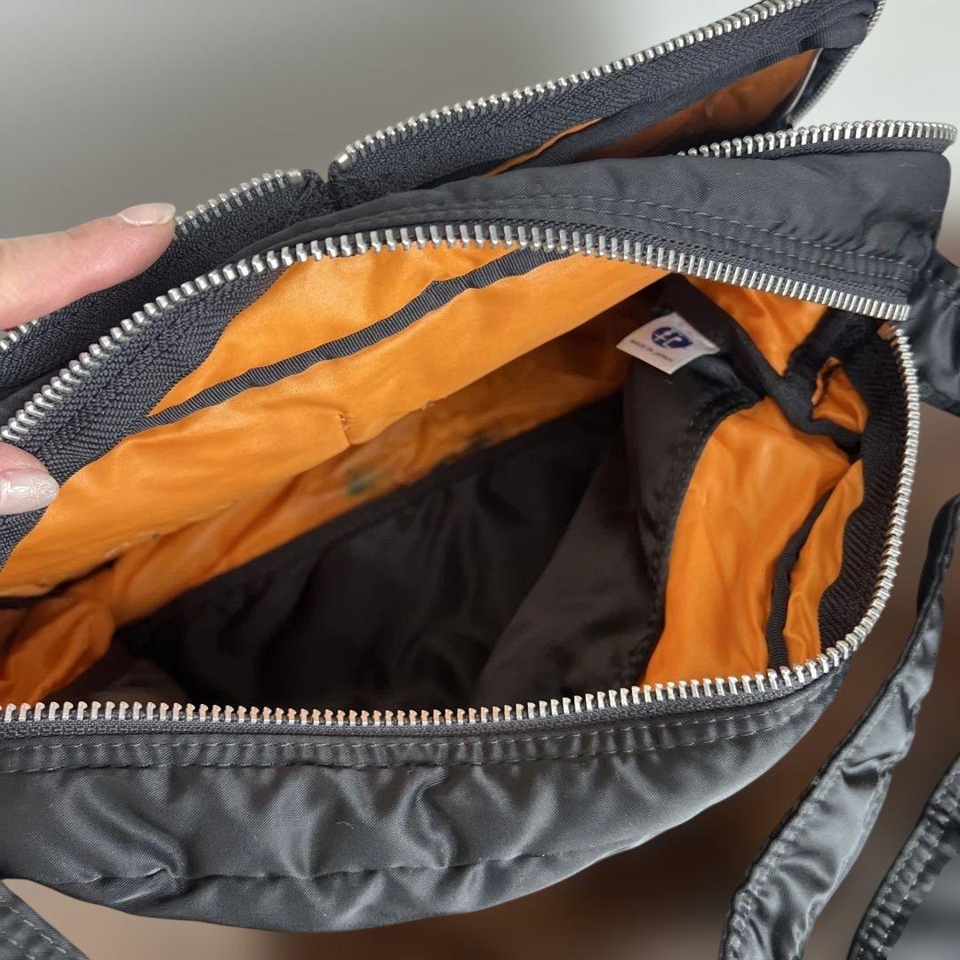 PORTER タンカー ブラック ショルダーバッグ ダブルファスナー 吉田カバン