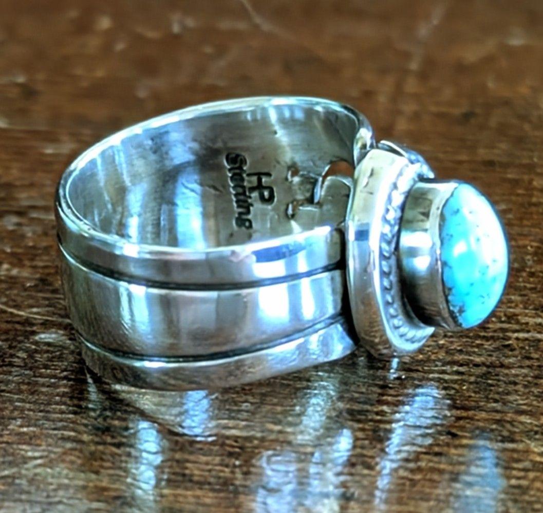 アメリカインディアンジュエリー ターコイズ シルバー925 フリーサイズ