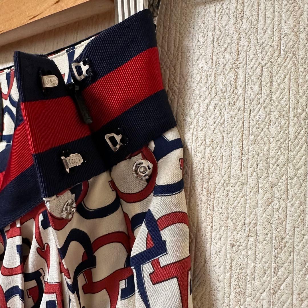 【専用　他者購入不可】GUCCI シェリーライン ホースビット プリーツスカート