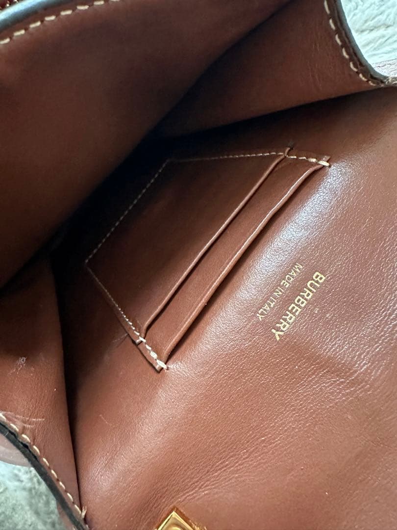 メ*読様 BURBERRY バーバリー TB ショルダーバッグ
