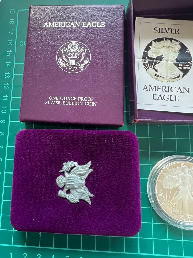 外国銀貨　アメリカ1D銀貨 1986年