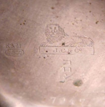 ア14. 懐中時計（0.800刻印）不動 ジャンク品