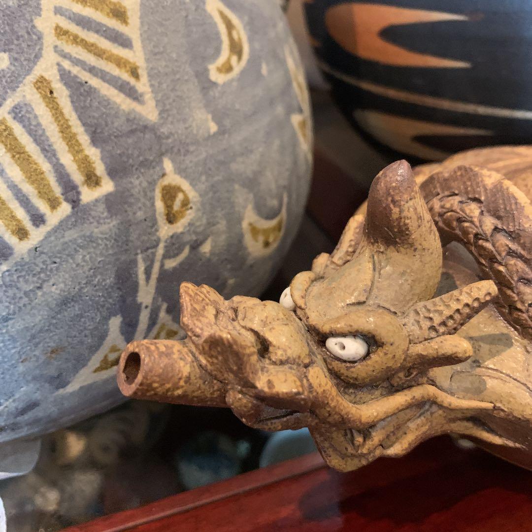 沖縄　龍焼物　陶器　22000円