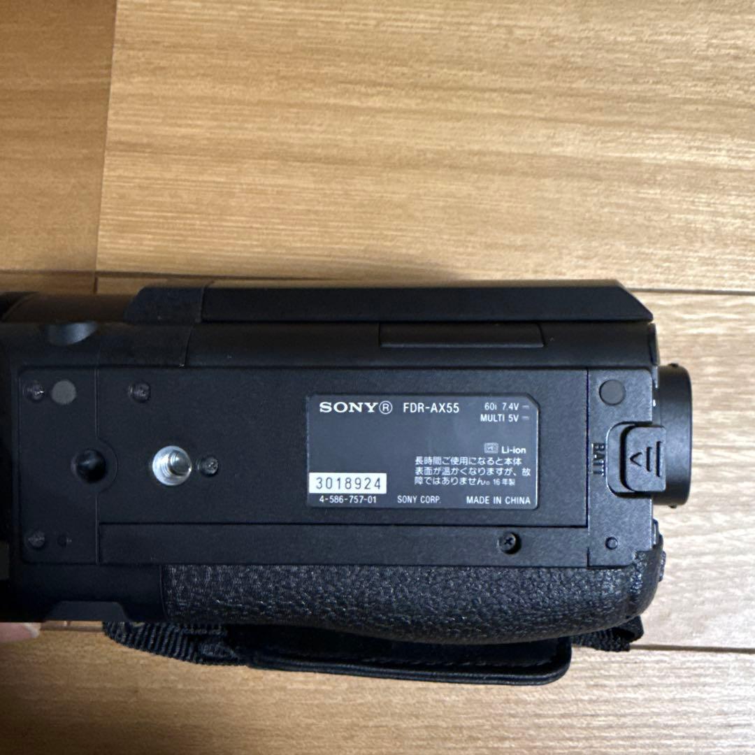 SONY FDRーAX55Handycam 4K ビデオカメラ 本体