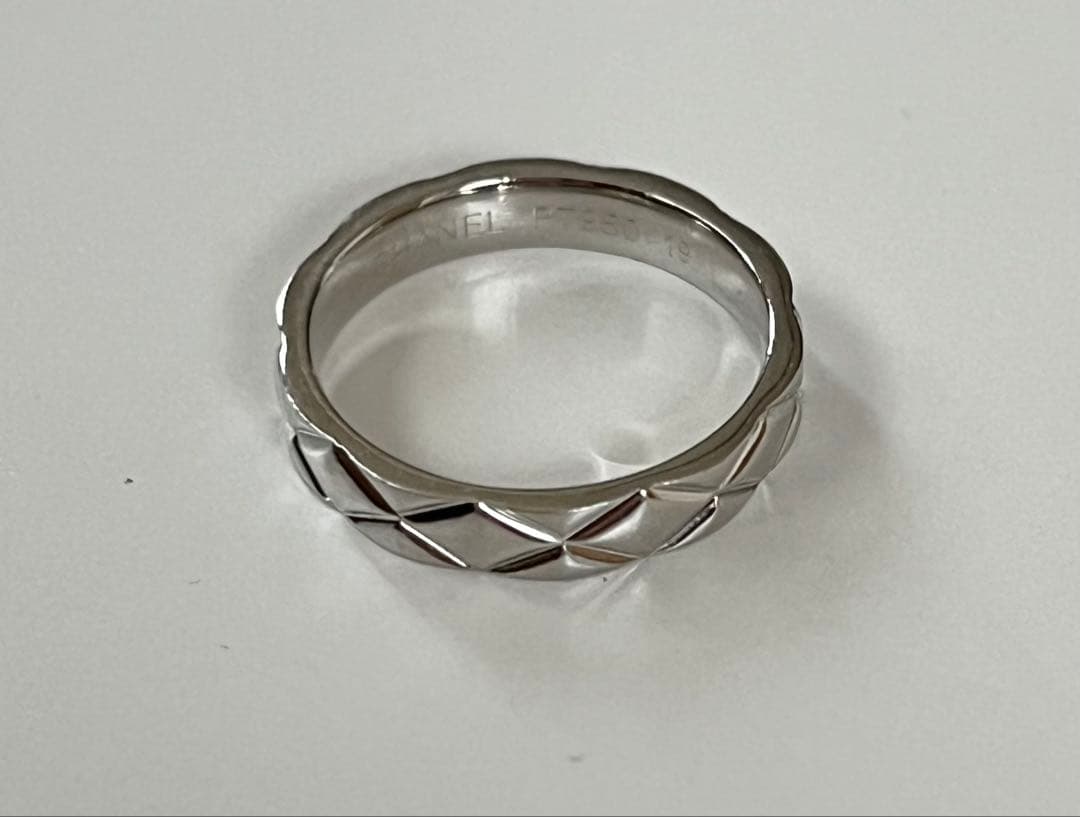 CHANEL シャネル　マトラッセ　リング　ミディアム　【美品】