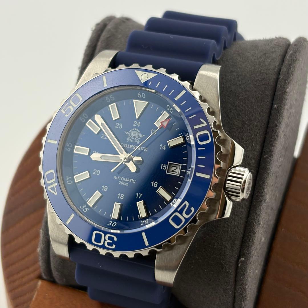 【希少】　Addiesdive 自動巻　ブルー　希少　ダイバー