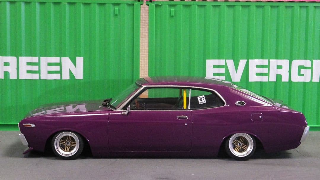 1/24 ブタケツ　ローレル　SGX 完成品　シャドー　シャコタン　C130