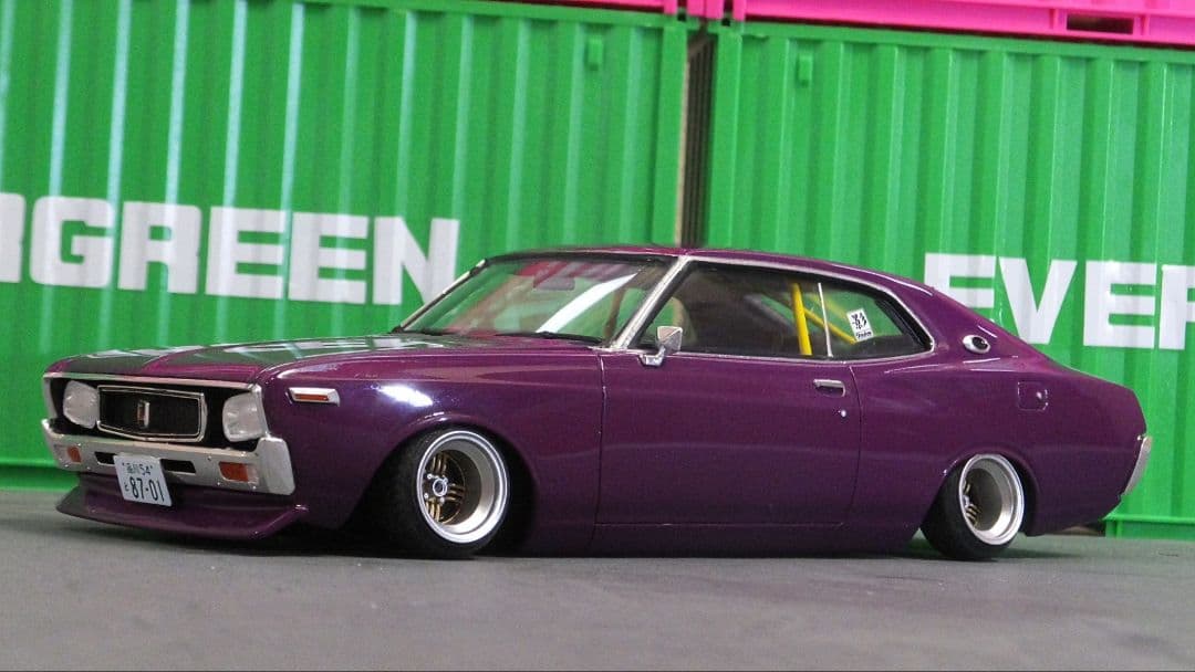 1/24 ブタケツ　ローレル　SGX 完成品　シャドー　シャコタン　C130