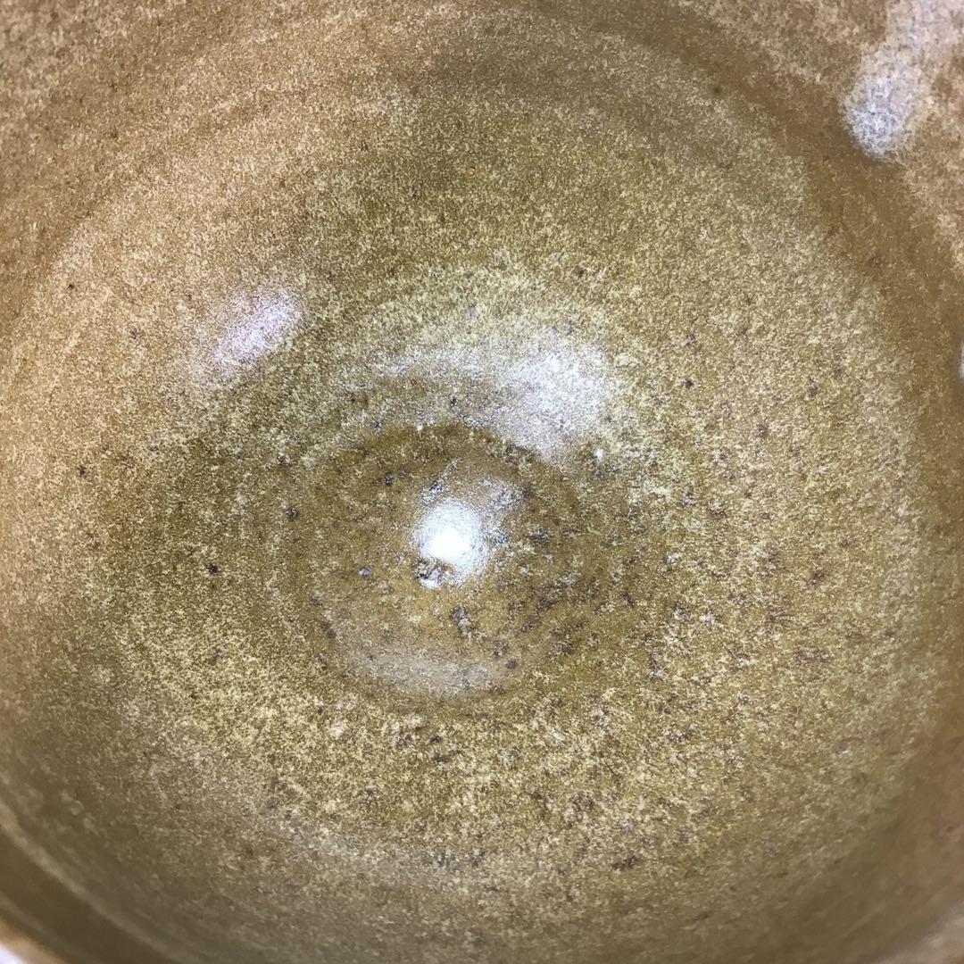 S879茶碗『杉形窯変釉』『銘冬籠』『清水正 作』共箱抹茶碗茶道具