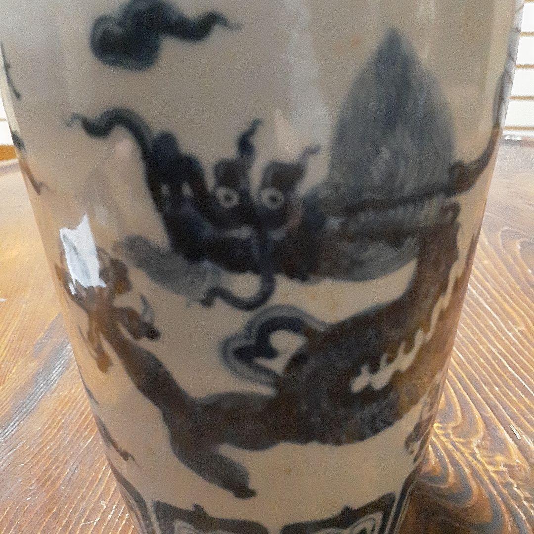 中国大明宣徳年製雲龍図小梅瓶