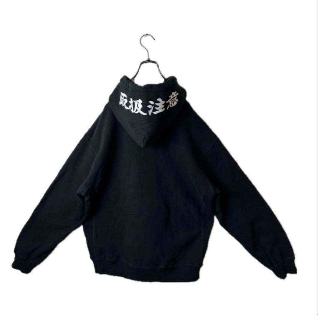 black eye patchパーカー　XL