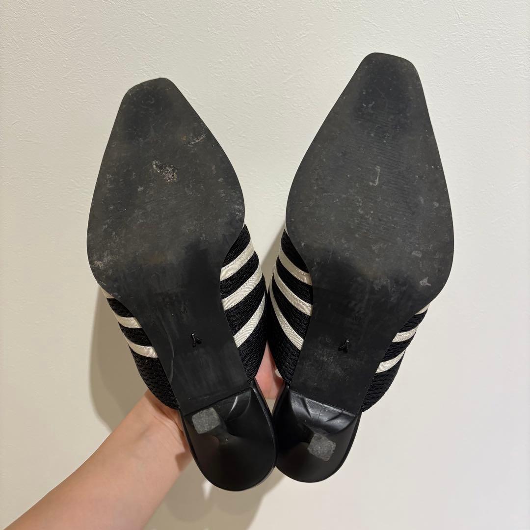 靴 YELLO MONOCHROME SNEAKER MULES