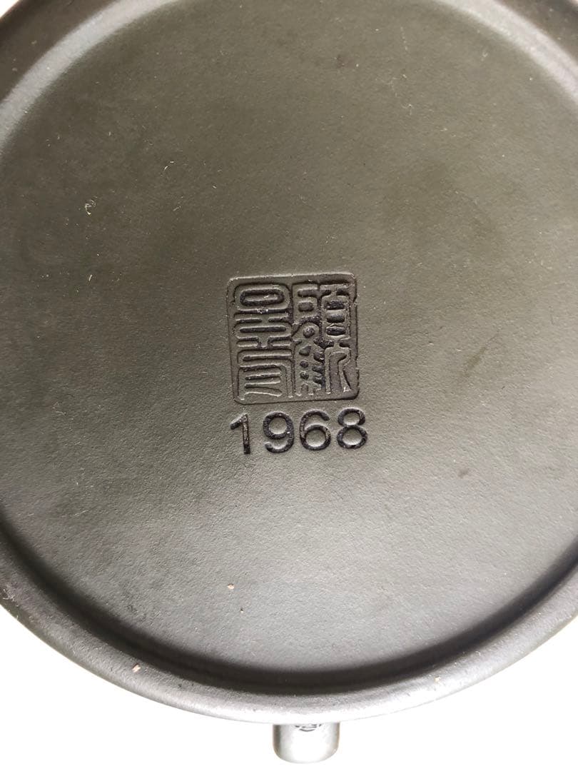 唐物　中国紫砂工芸美術「一代宗師」顧景舟 緑金鐘急須やかん入手困難