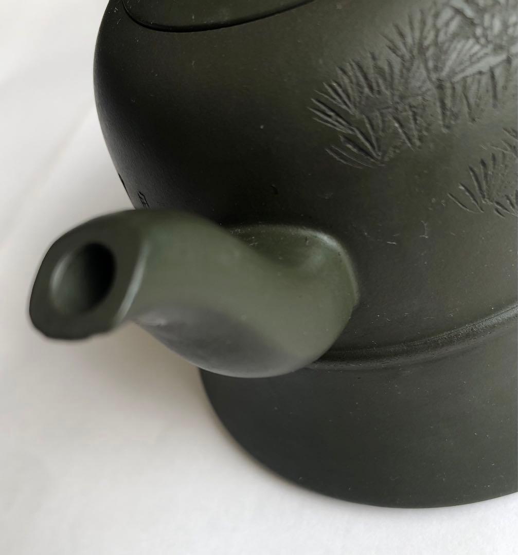 唐物　中国紫砂工芸美術「一代宗師」顧景舟 緑金鐘急須やかん入手困難