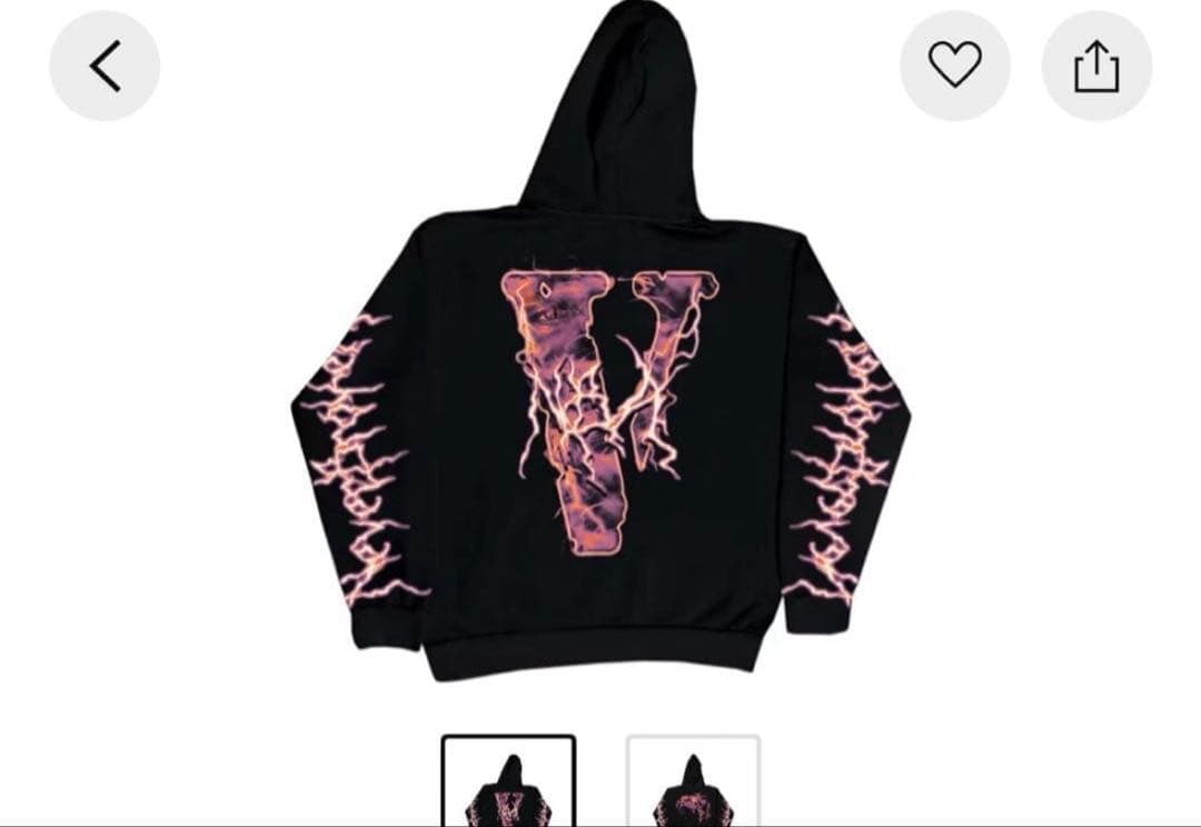 確実正規品　新品　sサイズ　vlone never broke again