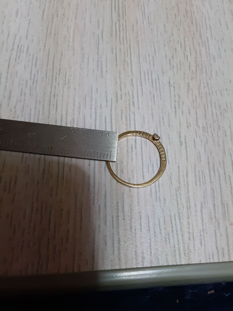 k18　 ダイヤモンドリング