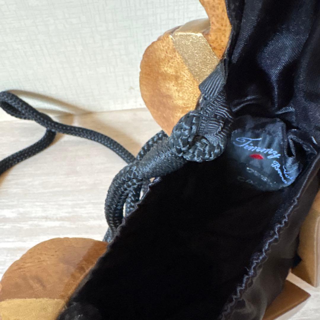 ティミーウッズ　木製　熊夫人のショルダーバッグ　ヴィンテージ　パーティバック