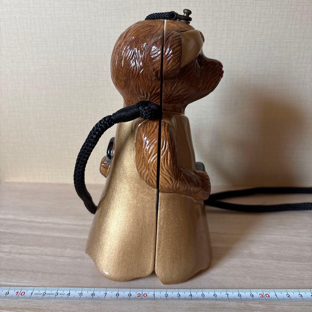 ティミーウッズ　木製　熊夫人のショルダーバッグ　ヴィンテージ　パーティバック