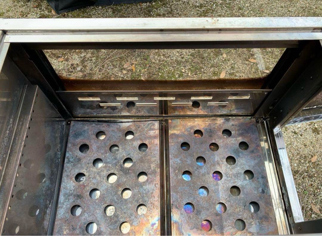 最終値下‼️美品二次燃焼機能付き「フォールディングキャンプストーブHS-440」