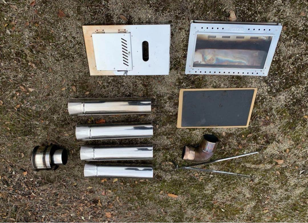 最終値下‼️美品二次燃焼機能付き「フォールディングキャンプストーブHS-440」