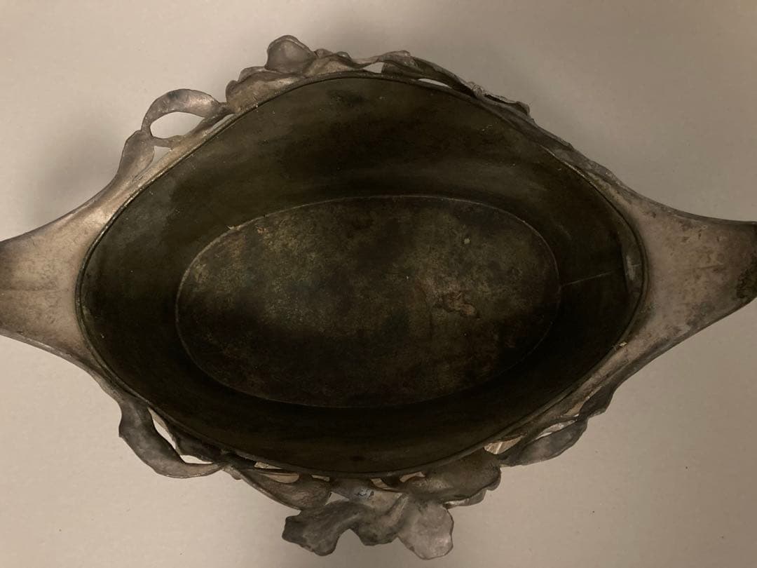 アールヌーボー ピューター ジャルディニエール - メルカリ