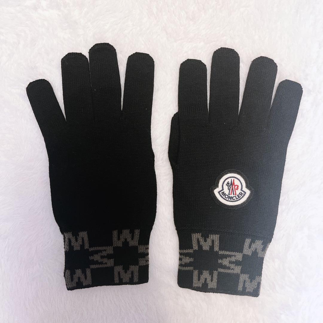 美品】 モンクレール 手袋 グローブ メンズ レディース ユニセックス